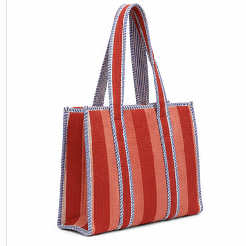 HS Red Check Striped - zijaanzicht
