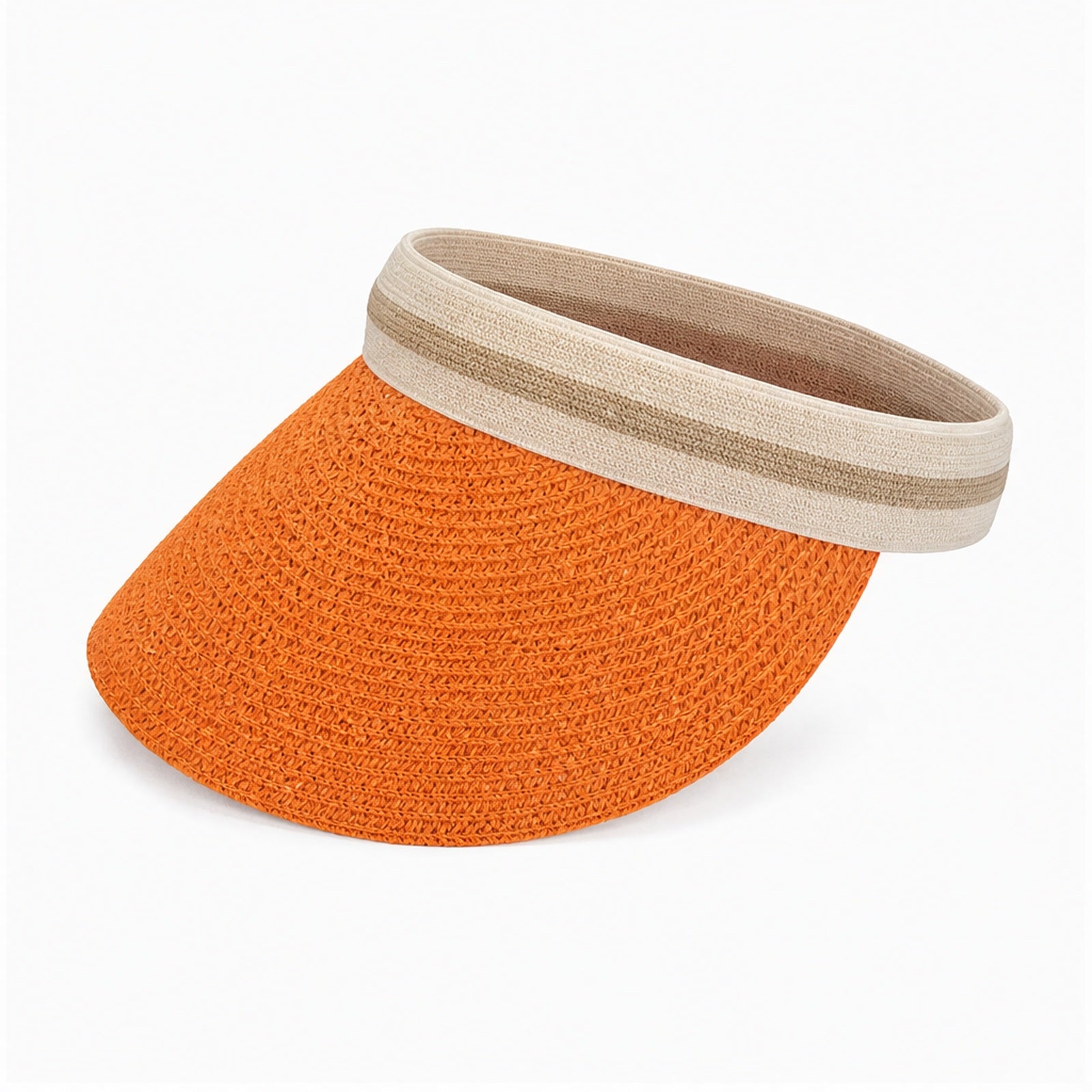HS Fashion Zonneklep Basic - Oranje - Oranje - side