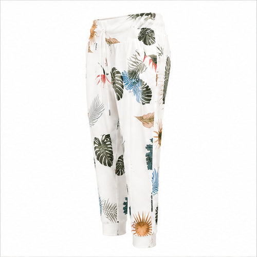 Angelle Milan White Tropical Leaf - zijaanzicht