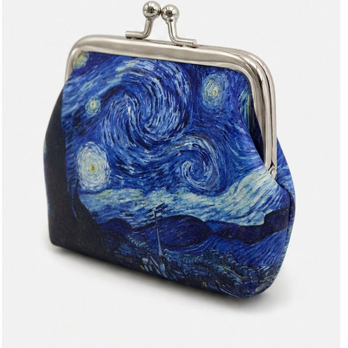 HS portemonnee Van Gogh Starry Night - zijaanzicht