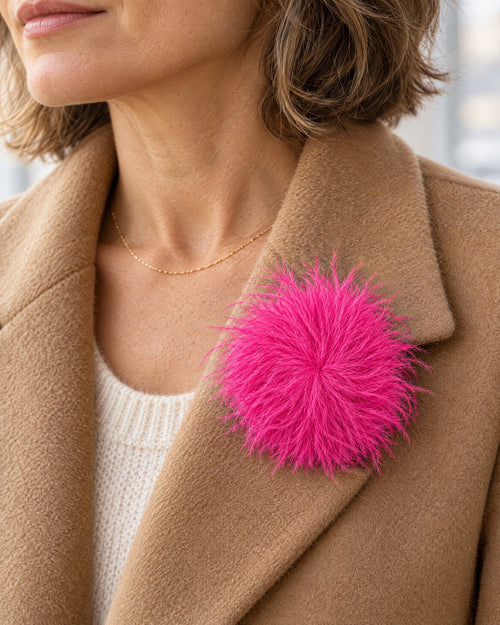 Pluche Broche met Speld