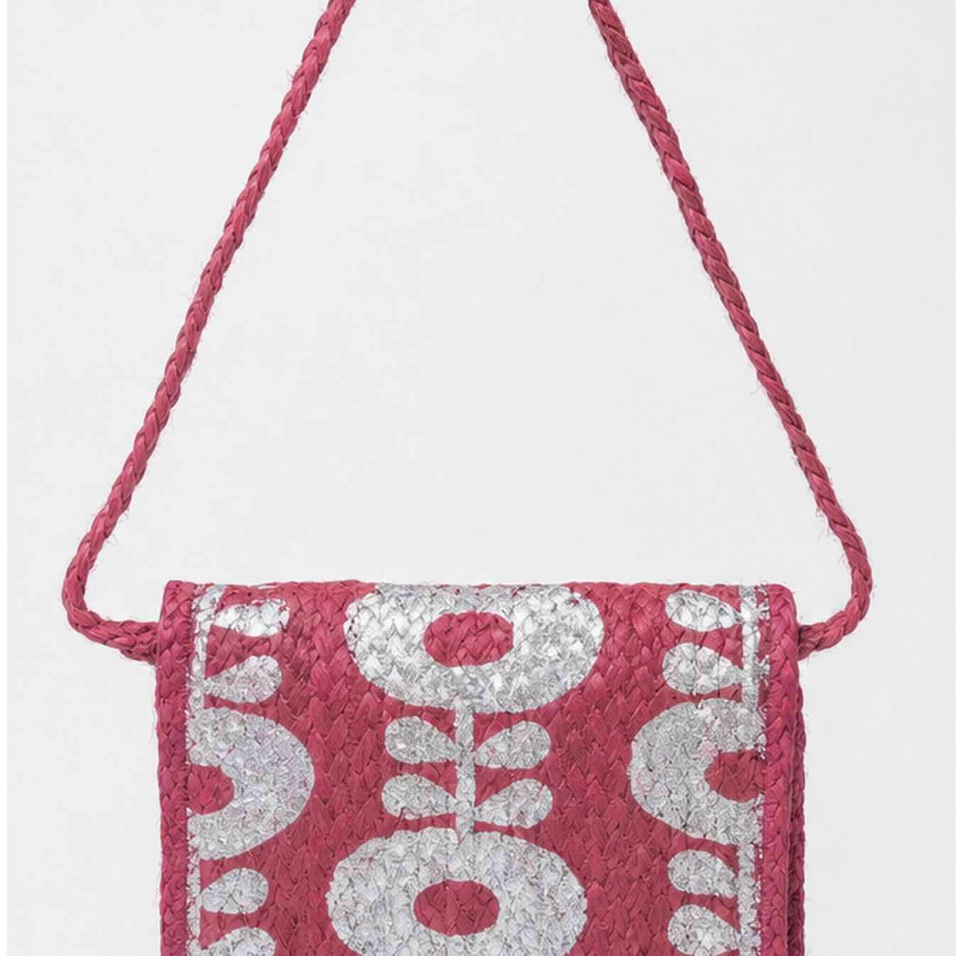 HS crossbody tas Roze Kralen - achteraanzicht