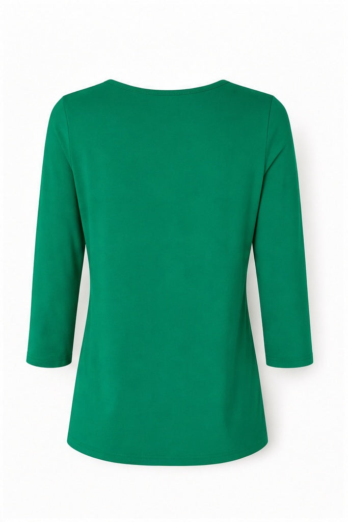Signature top groen - Achteraanzicht ghost mannequin
