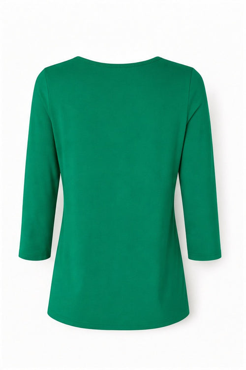 Signature top groen - Achteraanzicht ghost mannequin