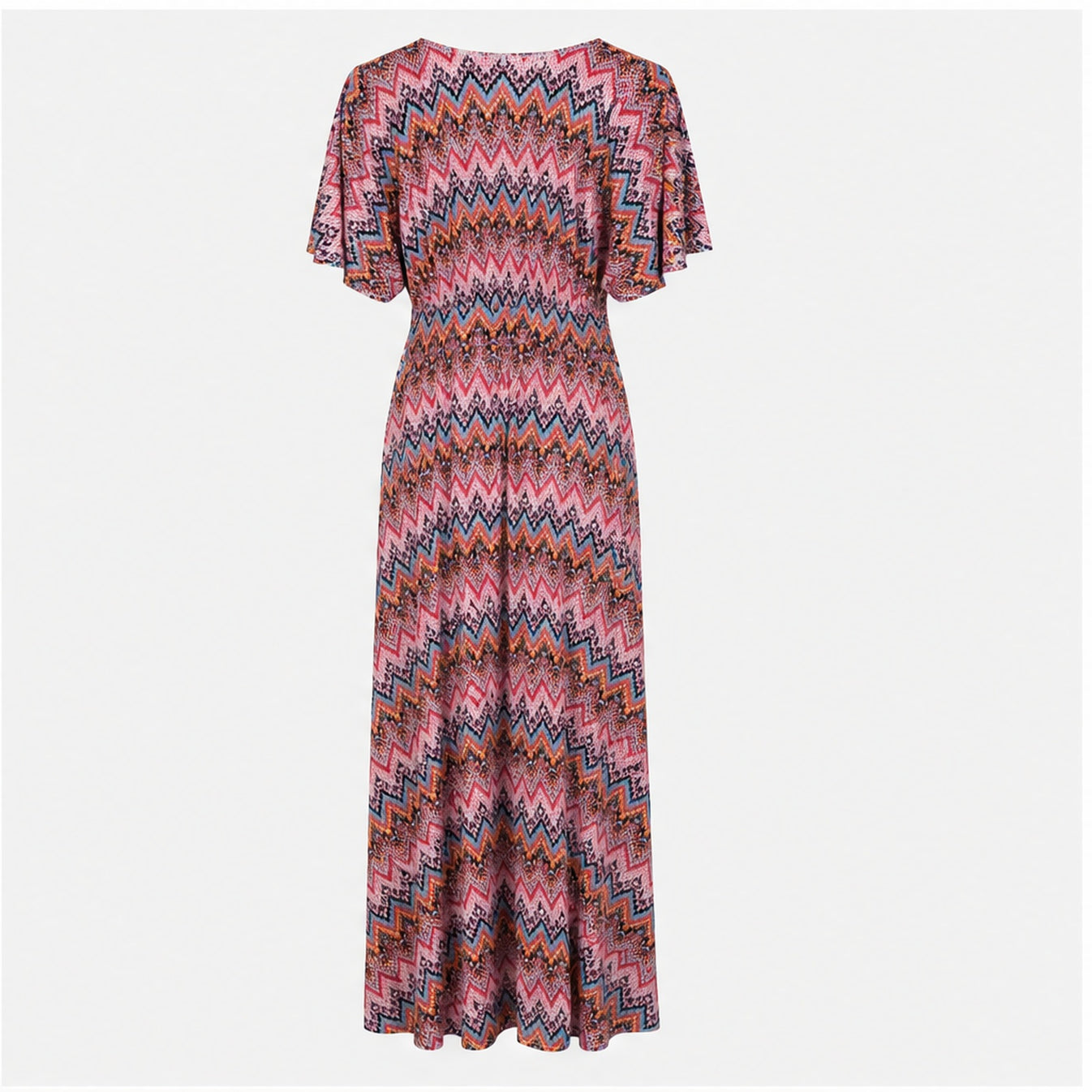 Jimi Fei Paris Roze Zigzag Tie-Dye - achteraanzicht