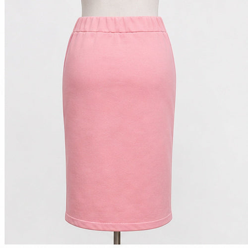 MOOIJ Rok Zachte Stof - Roze - BACK