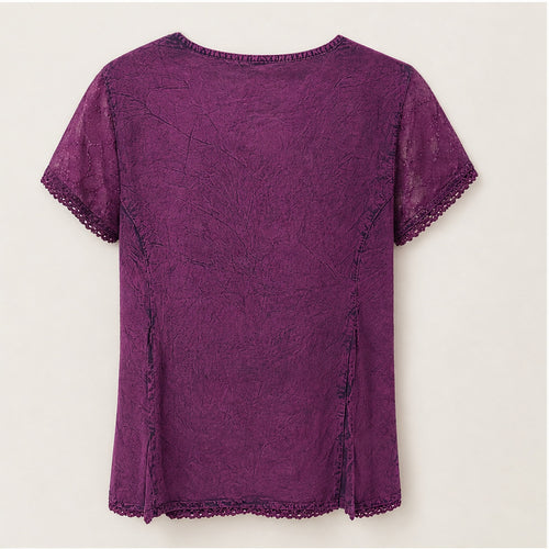 HS Shirt - Meerdere Kleuren - Fuchsia Borduursel - achteraanzicht