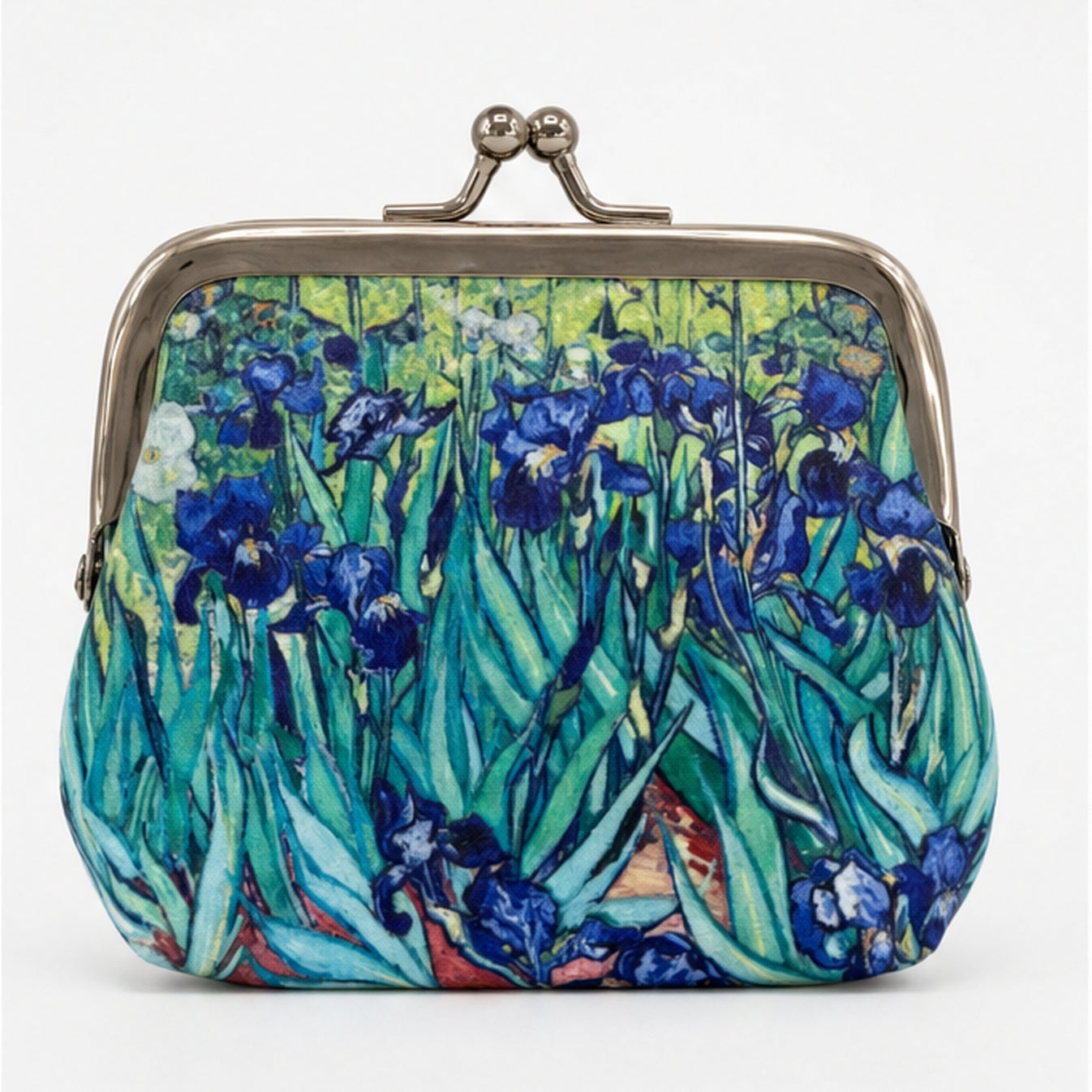 HS portemonnee Van Gogh Irises - achteraanzicht