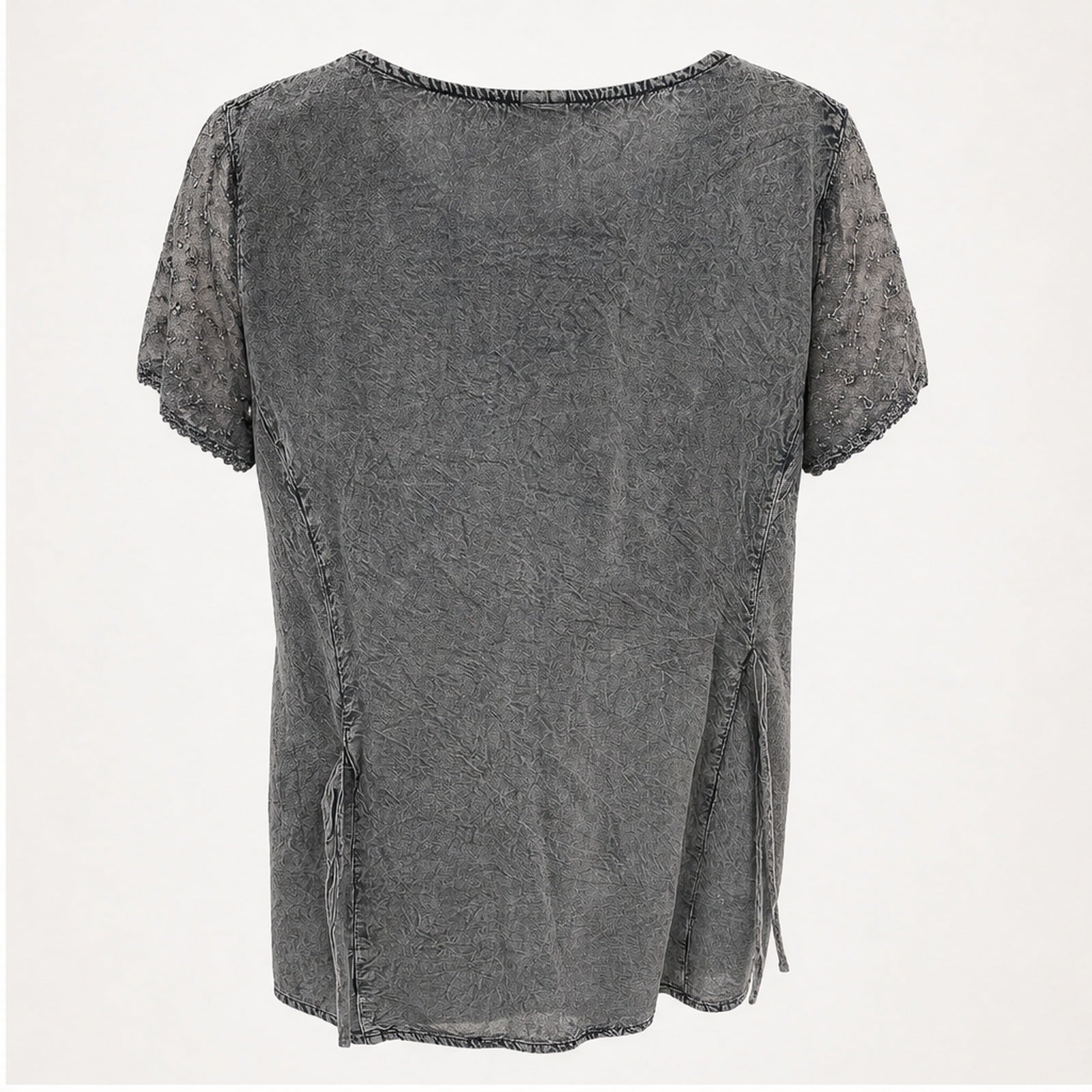 HS Shirt - Meerdere Kleuren - Donkergrijs Borduursel - achteraanzicht