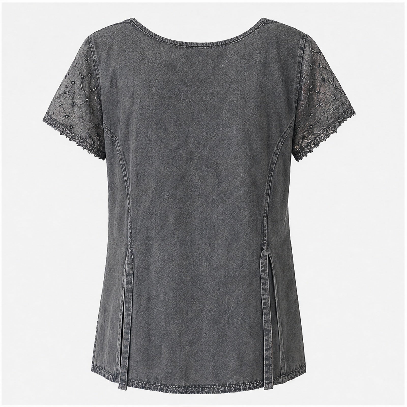 HS Shirt - Meerdere Kleuren - Antraciet Borduursel - achteraanzicht