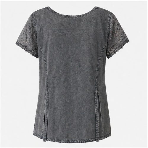HS Shirt - Meerdere Kleuren - Antraciet Borduursel - achteraanzicht