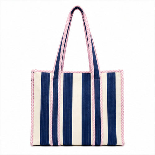 HS Cream Navy Striped - achteraanzicht