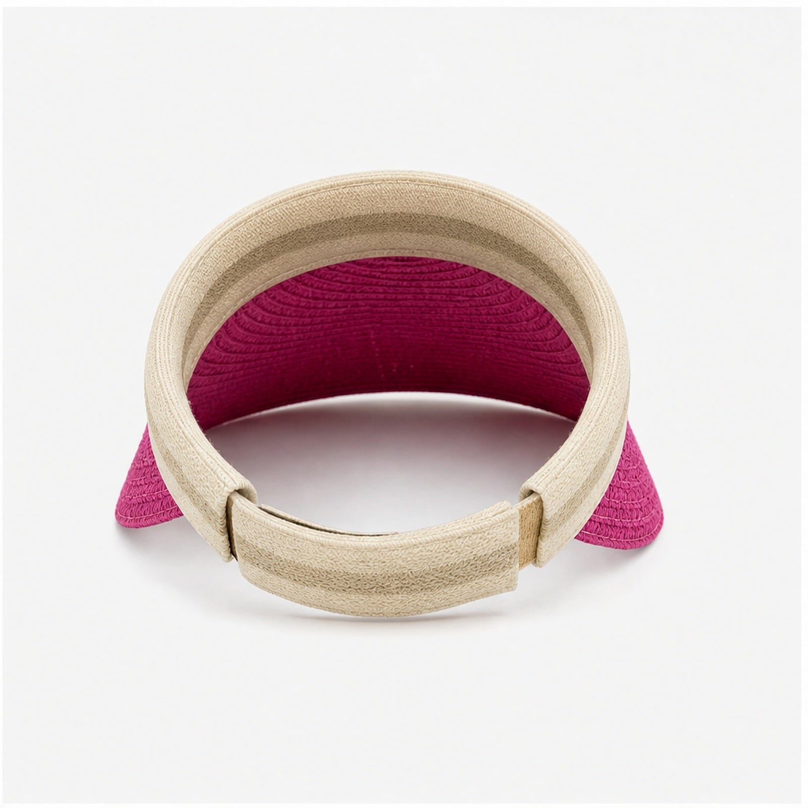 HS Fashion Zonneklep Basic - Roze - Roze - back