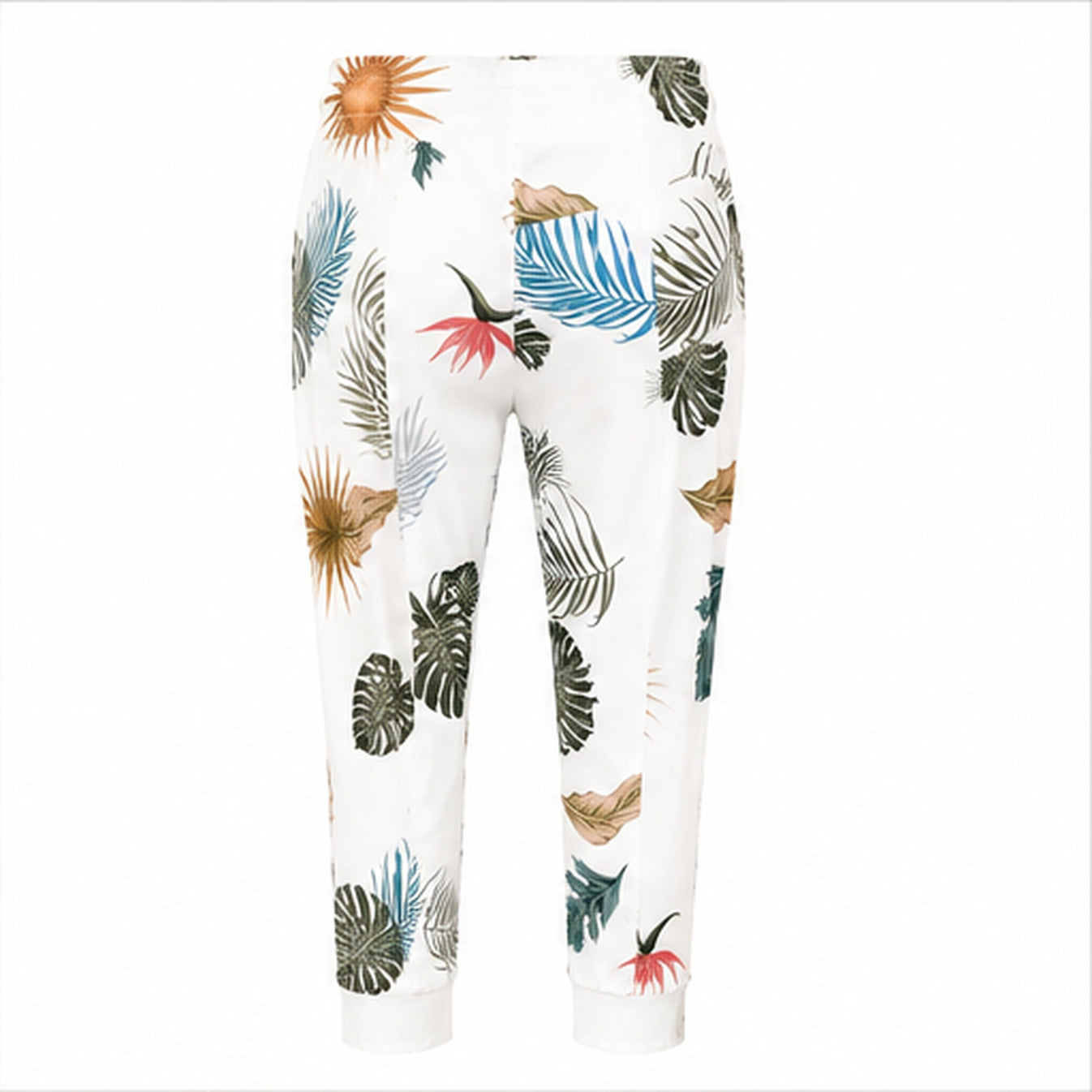 Angelle Milan White Tropical Leaf - achteraanzicht