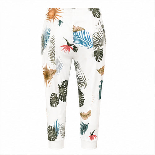 Angelle Milan White Tropical Leaf - achteraanzicht