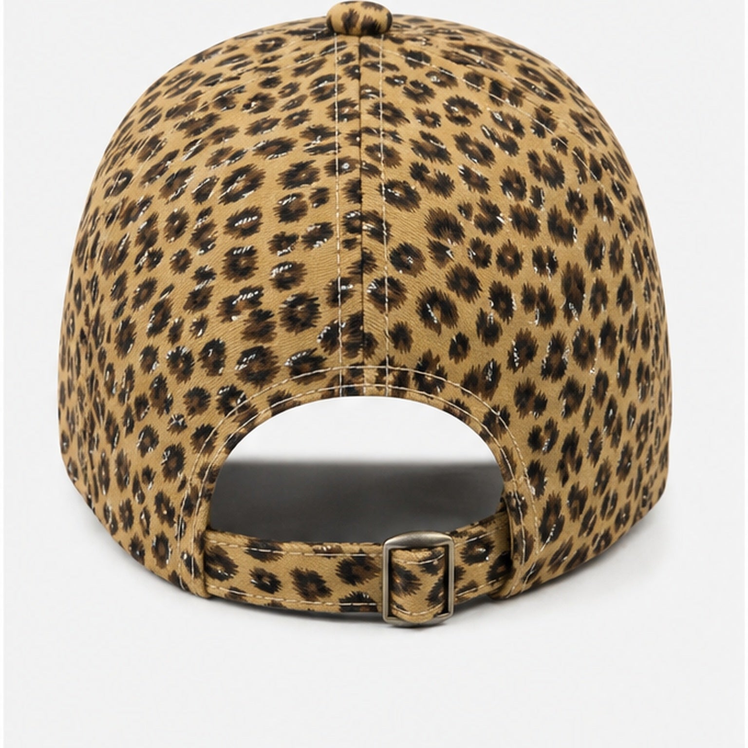 HS petje Tan Leopard Print - achteraanzicht