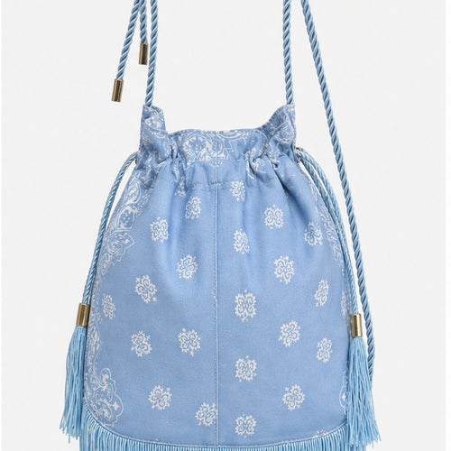 HS tas Blauw - achteraanzicht