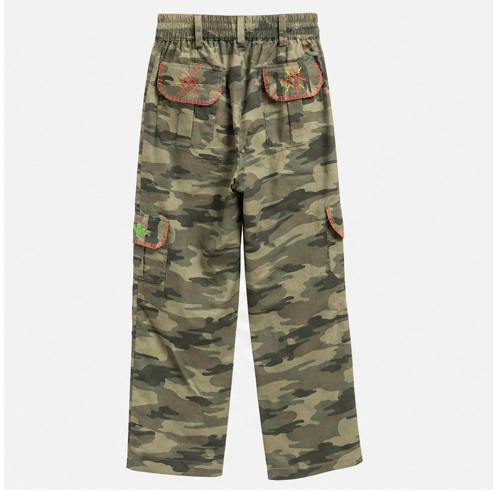 HS Broek One Size - Camo Cargo Recht Model - achteraanzicht