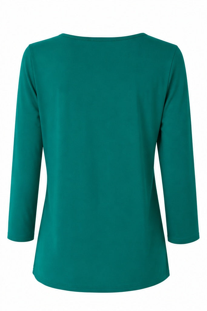 Signature top petrol - Achteraanzicht ghost mannequin