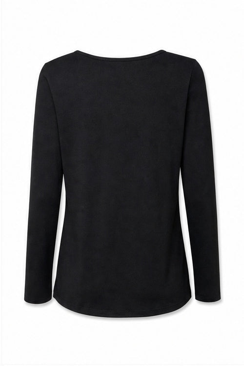 Signature top zwart - Achteraanzicht ghost mannequin