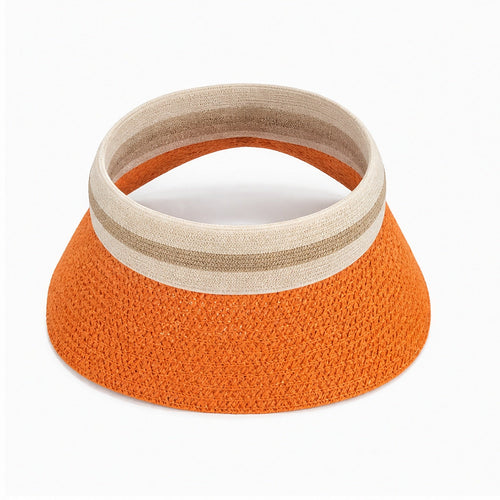HS Fashion Zonneklep Basic - Oranje - Oranje - back
