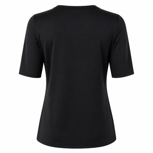 Stella Fiora top zwart - Achteraanzicht ghost mannequin