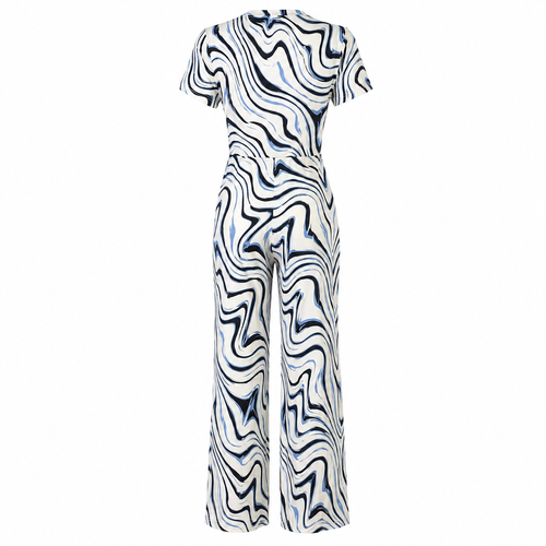 By Swan jumpsuit abstract wrap - Achteraanzicht ghost mannequin
