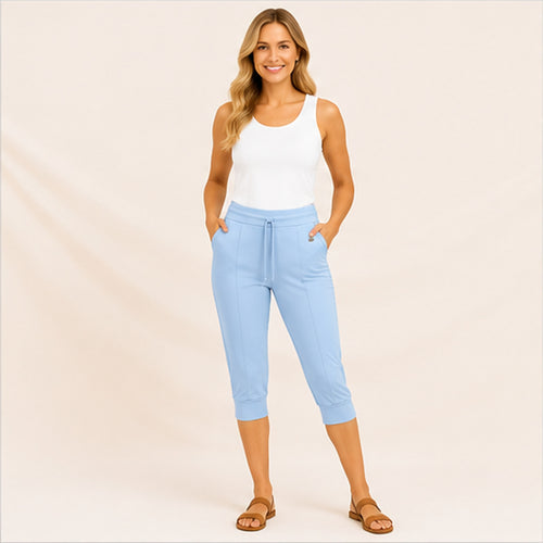 Angelle Milan Light Blue - op model