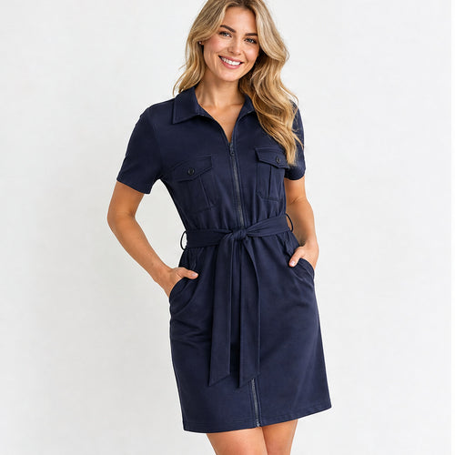 Angelle Milan Navy - op model