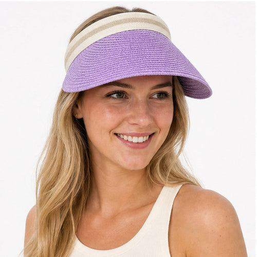 HS Fashion Zonneklep Basic - Beige 08 - Beige - on model