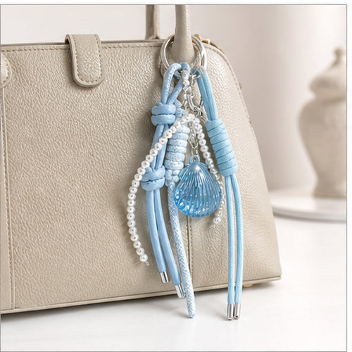 HS Fashion Tassenhanger - Beige design 49 - Beige design 49 - on model