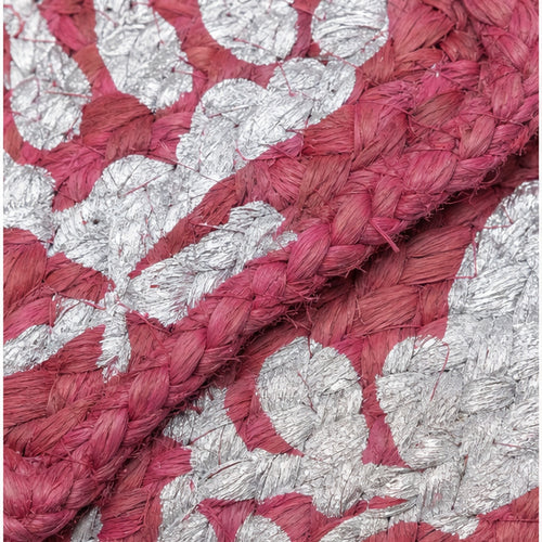 HS crossbody tas Roze Kralen - detail van materiaal en afwerking