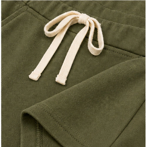 MOOIJ Rok Zachte Stof - Olijfgroen - DETAIL