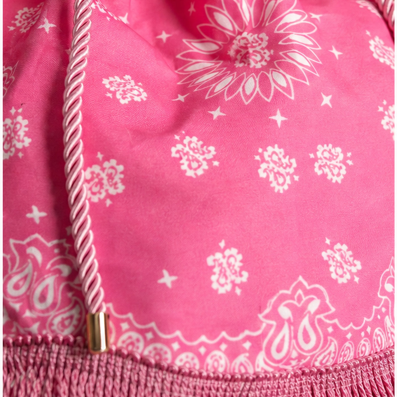 HS tas Roze - detail van materiaal en afwerking