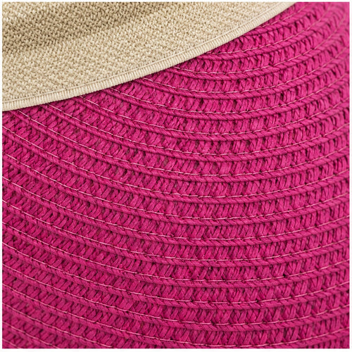 HS Fashion Zonneklep Basic - Roze - Roze - detail