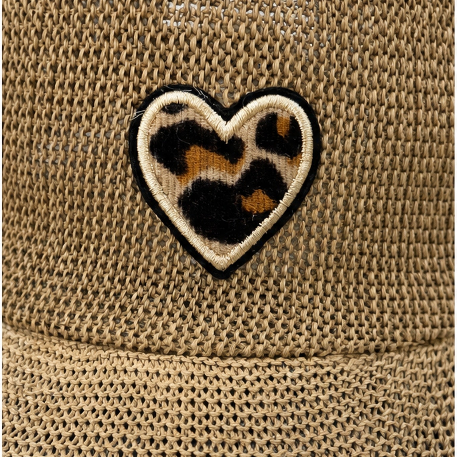 HS pet Tan Hart Patch - detail van materiaal en afwerking