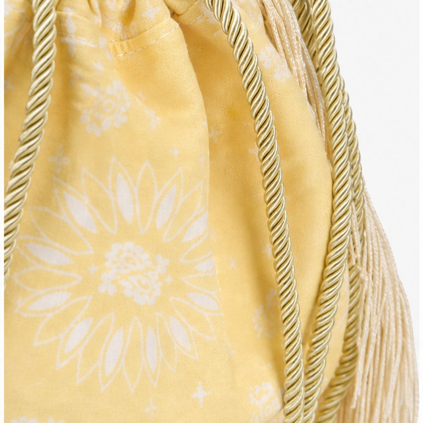 HS tas Geel - detail van materiaal en afwerking