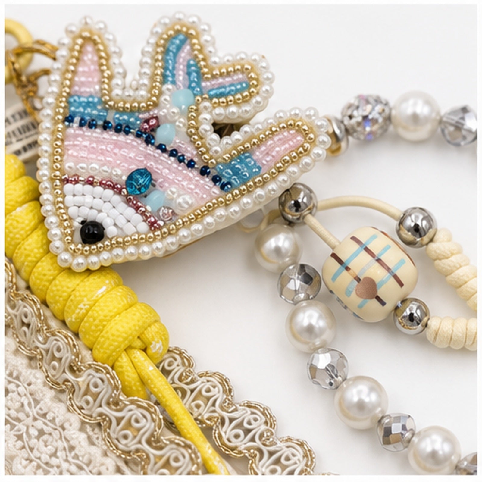 HS Fashion Tassenhanger - Beige design 38 - Beige design 38 - detail