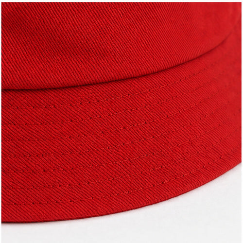 HS Fashion Bucket Hat - Rood - Rood - detail