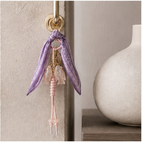 HS Fashion Tassenhanger - Beige design 44 - Beige design 44 - in setting