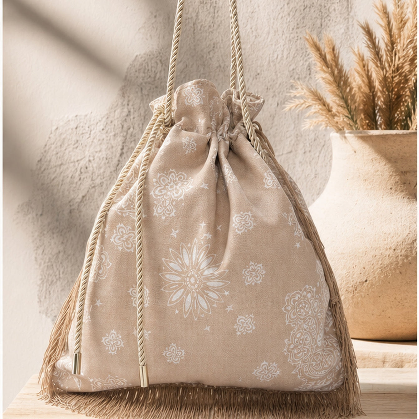 HS tas Beige - sfeerbeeld