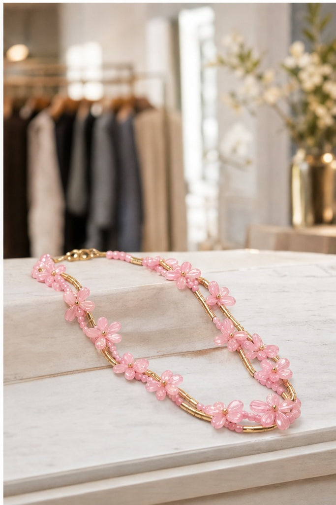 HS ketting roze - sfeerbeeld