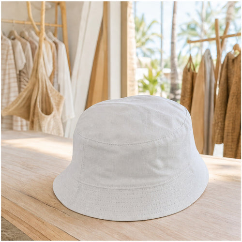 HS Fashion Bucket Hat - Crème - Crème - in setting