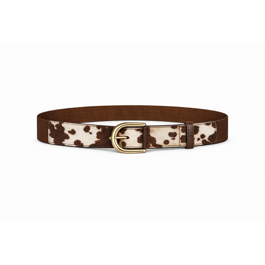 HS Riem - 3 Varianten - Koeienprint - Bruin