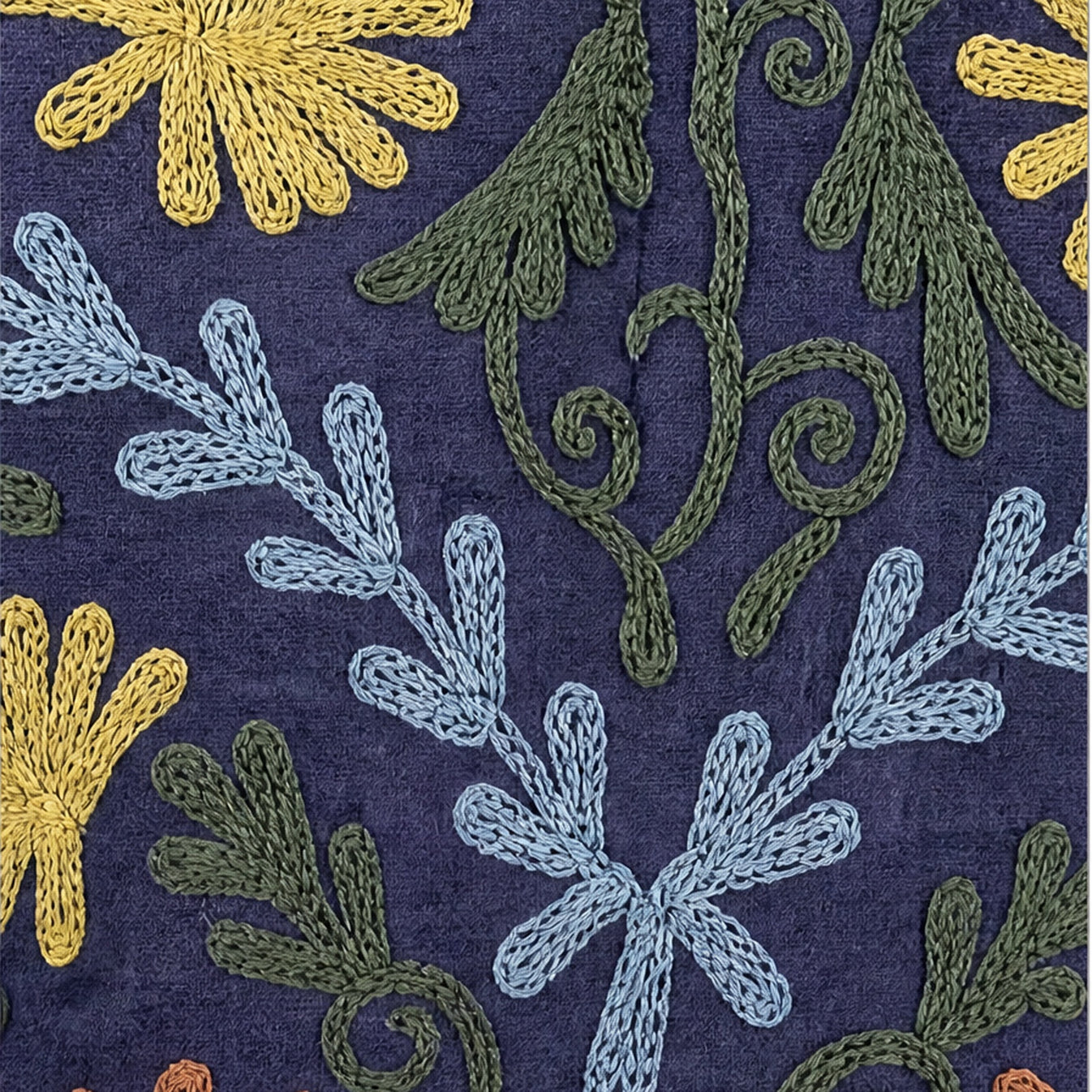 HS Luchtige Katoenen Damesjas Retro Bloemenprint - Antraciet Bloemenprint - detail van stof en afwerking