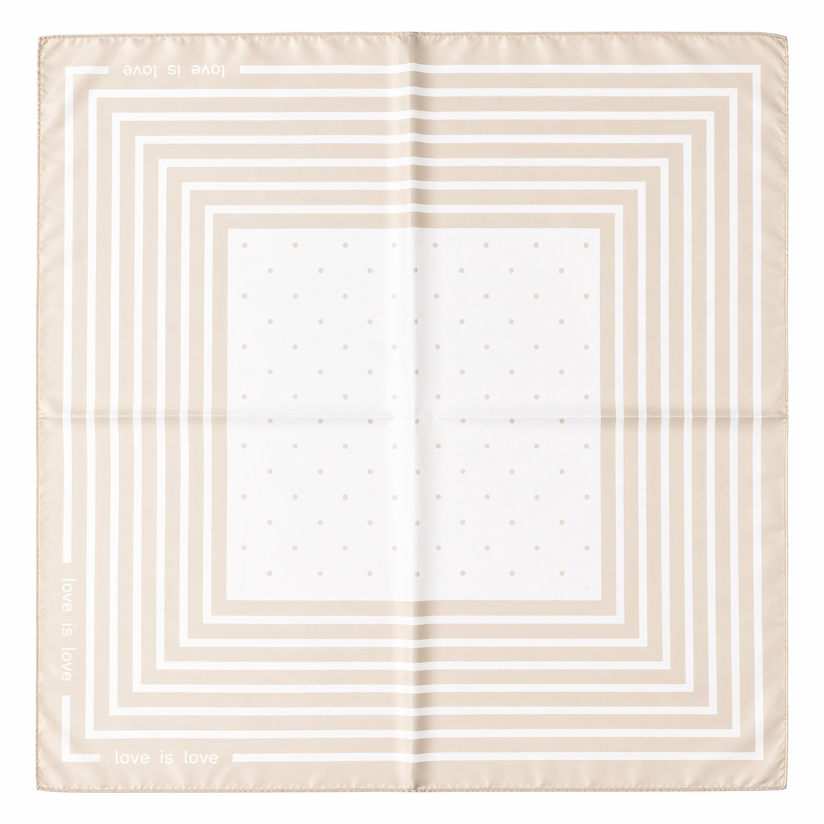 HS Sjaal - 70x70 NIEUW In 5+ Kleuren - Zijde Satijnen Look - Beige