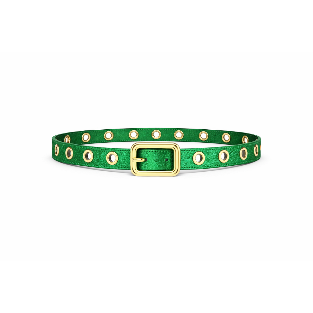 HS Riem - In 10+ Kleuren - One Size (Lange Riem) - Echt Leder - Groen
