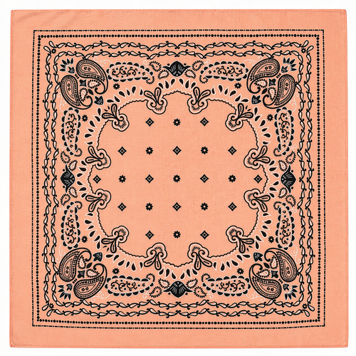 HS Sjaal - 70x70 NIEUW - In 8+ Kleuren - Cotton Look - Zalm