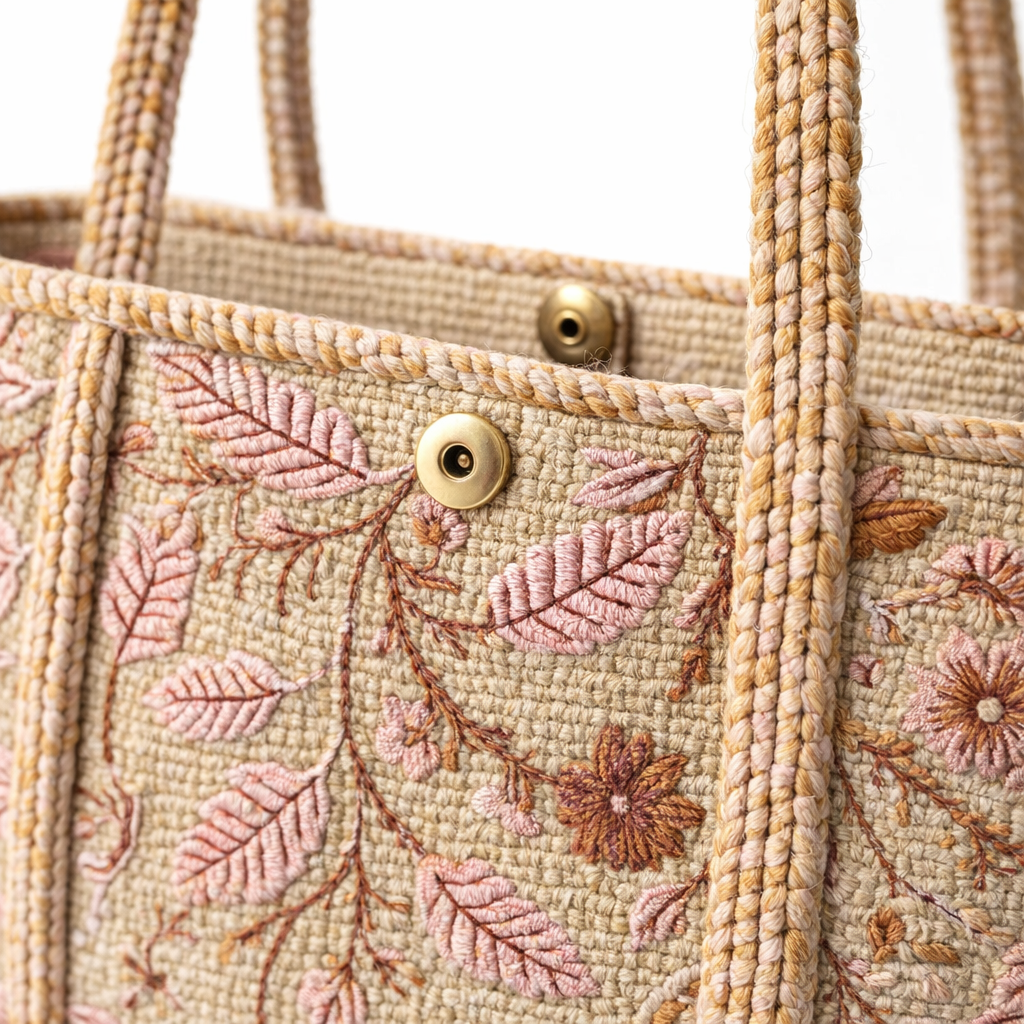 HS Shopper - 100% Katoen - praktisch voor dagelijks gebruik - 11 kleuren - DETAIL