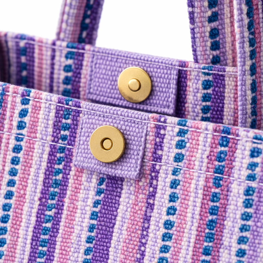 HS Shopper - 100% Katoen - praktisch voor dagelijks gebruik - 6 kleuren - DETAIL